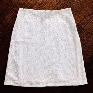 Michael Kors Lace Eyelet Skirt